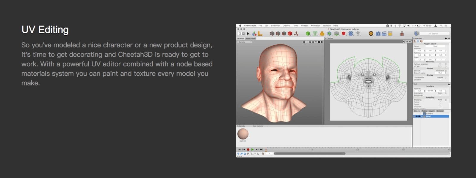 Cheetah3D for mac 7.4.2 实用的动画制作软件 激活 截图 1
