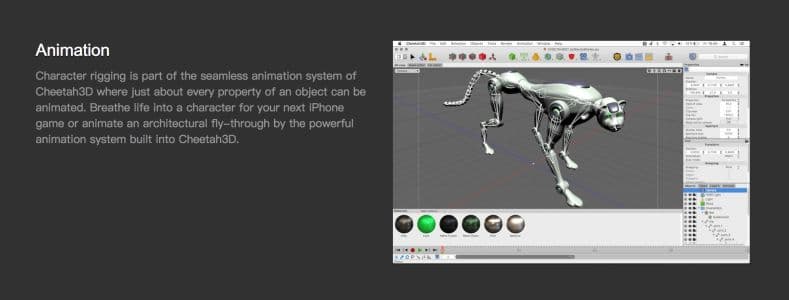Cheetah3D for mac 7.4.2 实用的动画制作软件 激活 截图 3