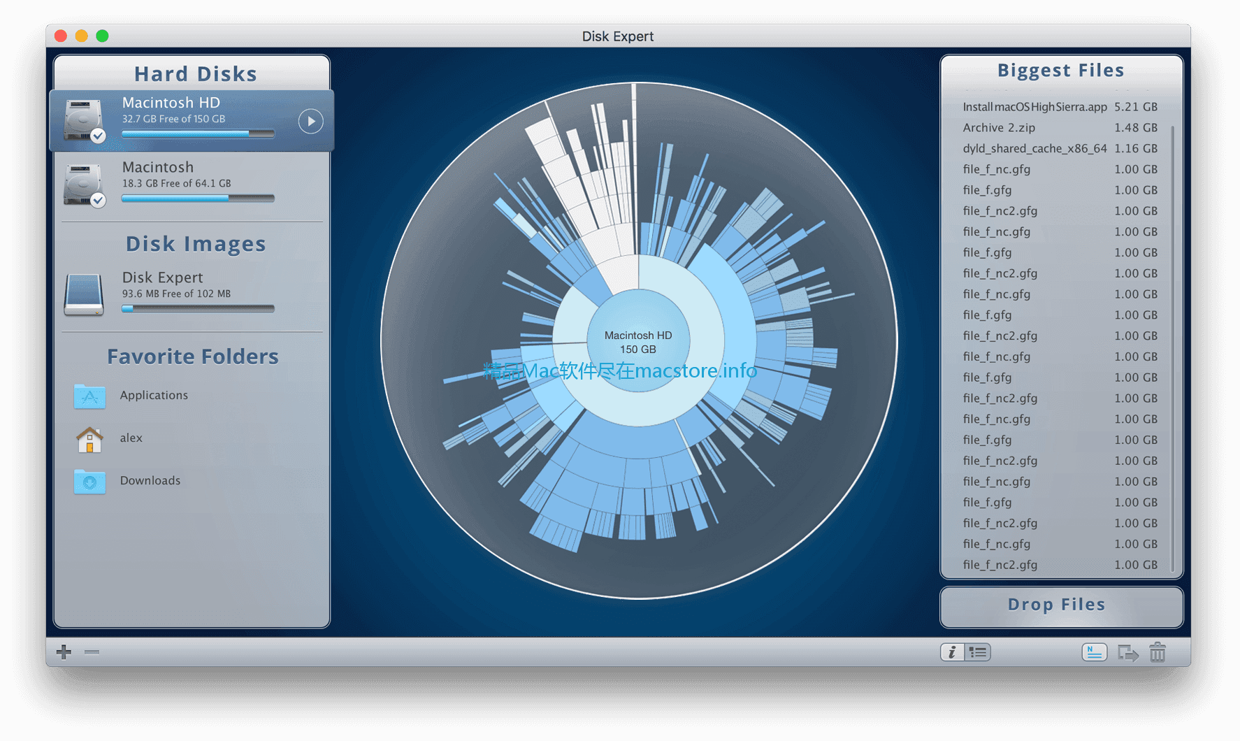 Disk Expert (Disk Space Analyzer) 4.1.7 Mac的磁盘管理专家  截图 1