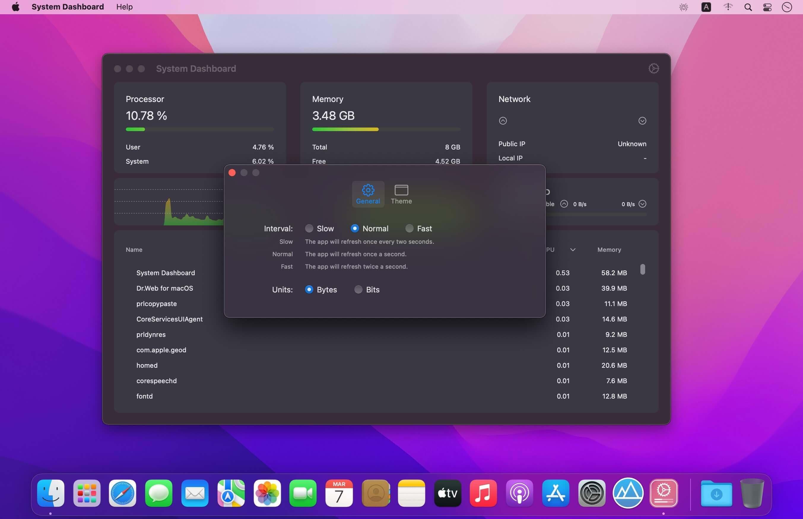 System Dashboard 5.1.0 Mac系统状况检测工具 截图 1
