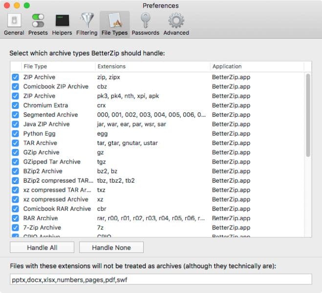 BetterZip 5.4.0 小巧好用的解压缩软件 中文版 截图 1
