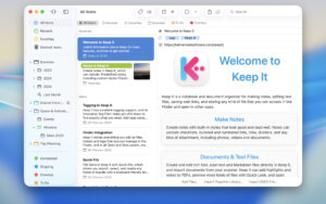 Keep It 2.8.7  Mac 版 — 笔记与文档管理工具