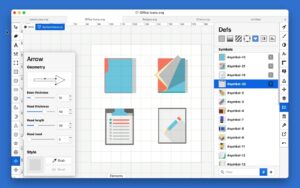 Boxy SVG 4.107.0 Mac 版界面：原生 SVG 编辑器，画布内工具、生成器、动画功能一应俱全