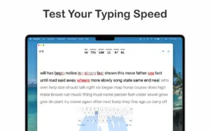 ClickClack 打字训练器 4.1.0 Mac 版主界面展示