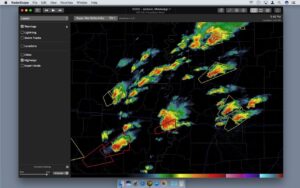 RadarScope 5.5.5 Mac版天气雷达操作界面